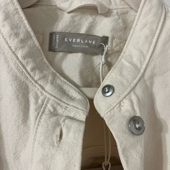 Everlane Canvas Organic Cotton Coverall - Jumpsuit Sz Small - Bone - Picture 8 of 9
